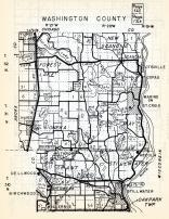 Washington County, Forest Lake, New Scandia, Hugo, Oneka, May, Grant, Stillwater, Minnesota State Atlas 1954